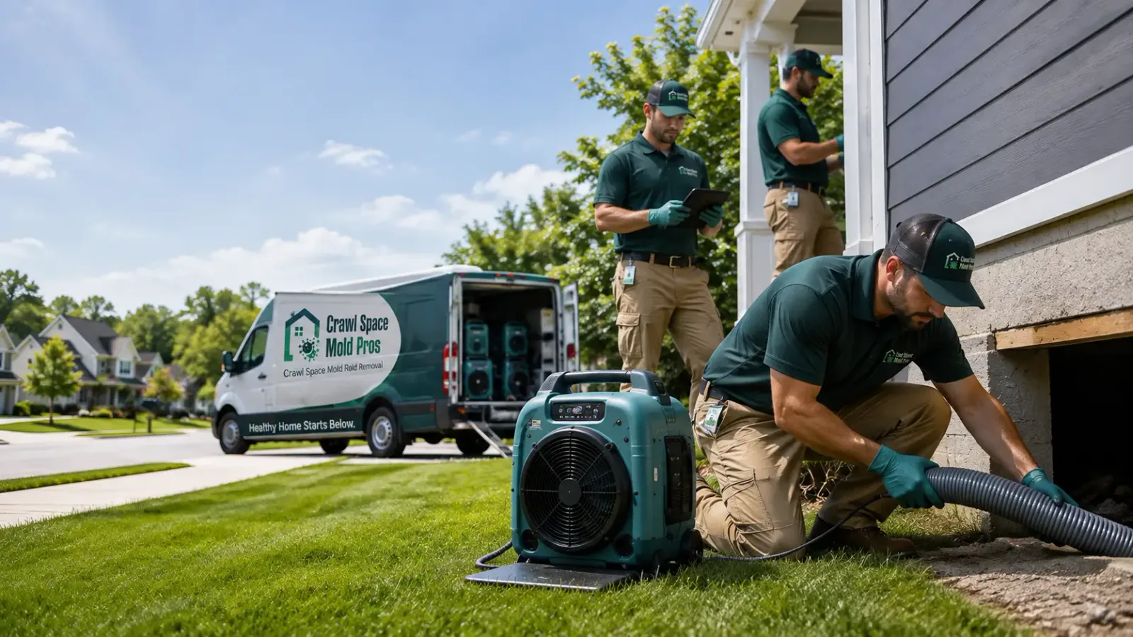 Crawl Space Mold Removal in Prairieville, LA